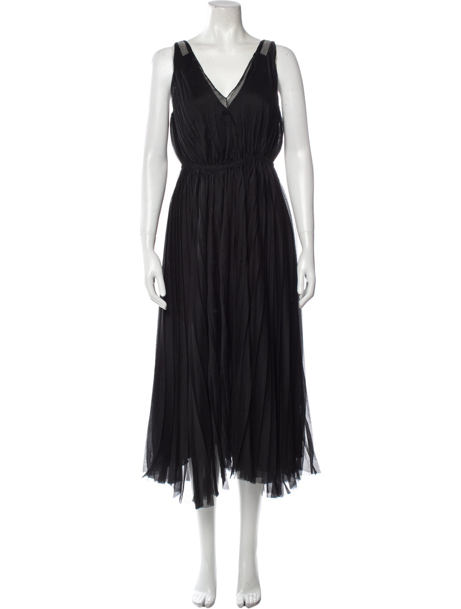 Fabiana Filippi V-Neck Long Dress w/ Tags