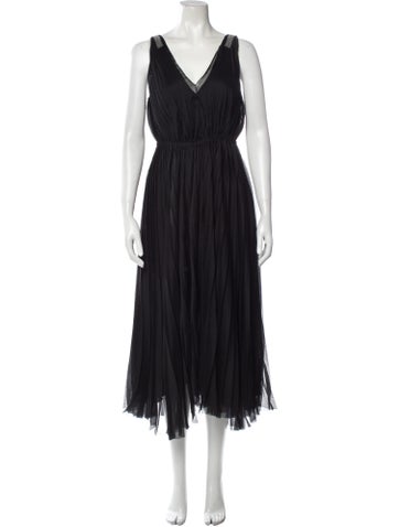 Fabiana Filippi Dresses V-Neck Long Dress Us6, It42 | M