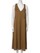 Fabiana Filippi V-Neck Long Dress