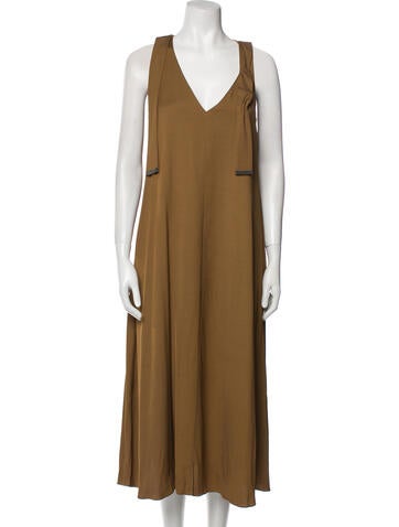 Fabiana Filippi Dresses V-Neck Long Dress XS