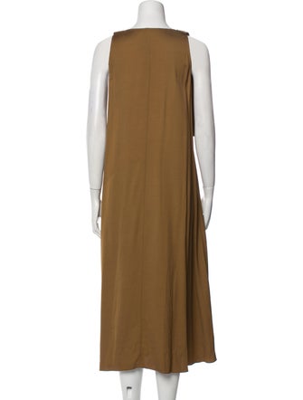 Fabiana Filippi V-Neck Long Dress