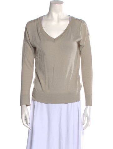Fabiana Filippi Knitwear V-Neck Sweater XS