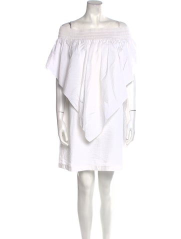 Fabiana Filippi Dresses Off-The-Shoulder Mini Dress M