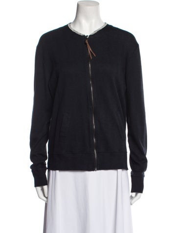 Fabiana Filippi Jackets Merino Wool Bomber Jacket Us6, It42 | M