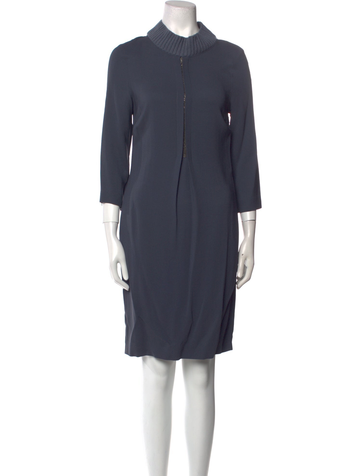 Fabiana Filippi Mock Neck Knee-Length Dress w/ Tags