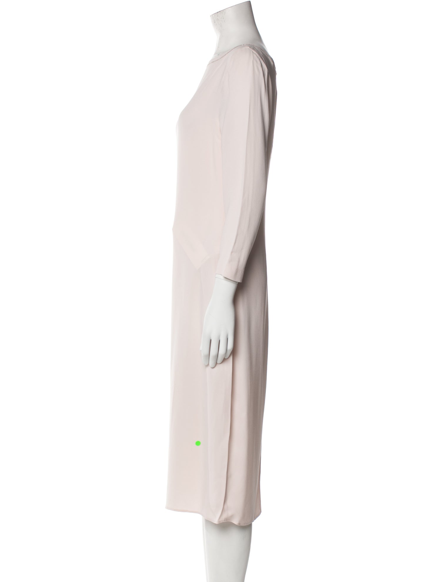 Fabiana Filippi Bateau Neckline Midi Length Dress