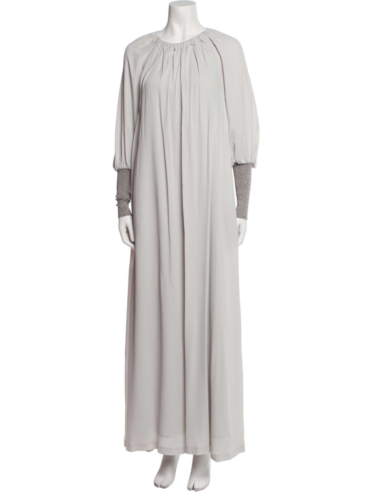 Fabiana Filippi Crew Neck Long Dress