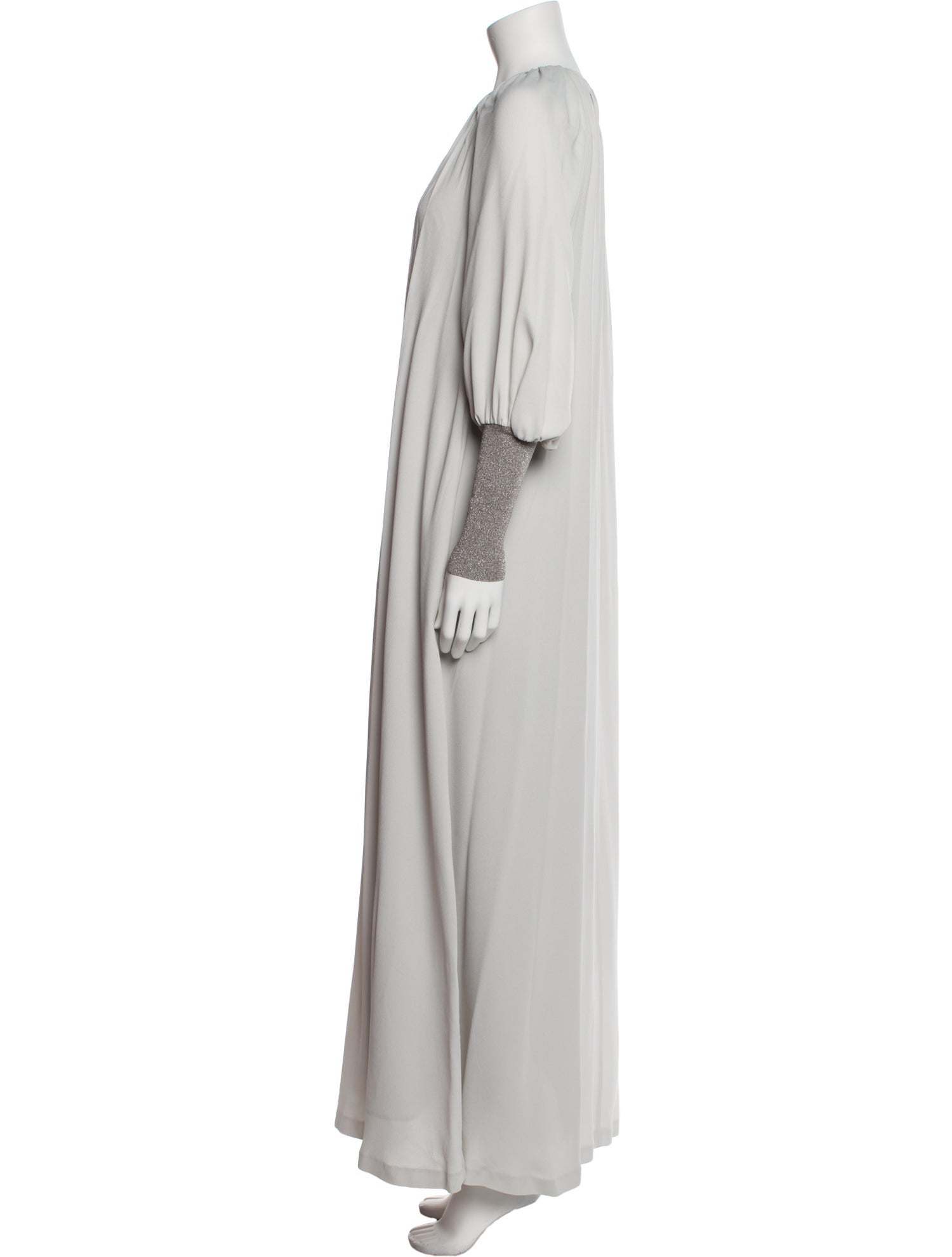 Fabiana Filippi Crew Neck Long Dress