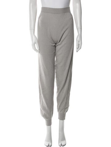 Fabiana Filippi Loungewear Cashmere Beaded Accents Sweatpants M
