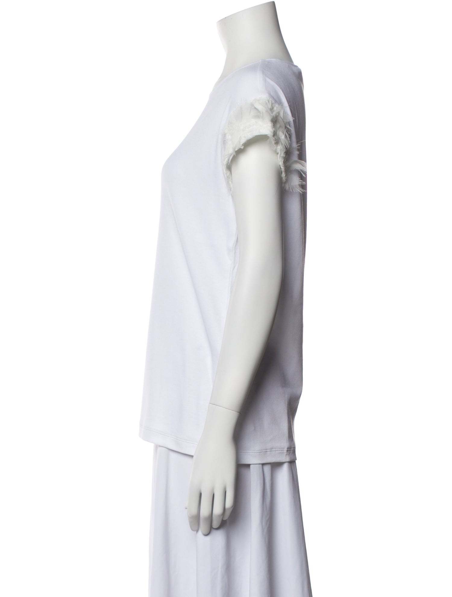 Fabiana Filippi Scoop Neck Short Sleeve T-Shirt