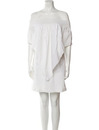 Fabiana Filippi Off-The-Shoulder Mini Dress