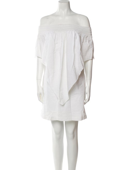 Fabiana Filippi Off-The-Shoulder Mini Dress