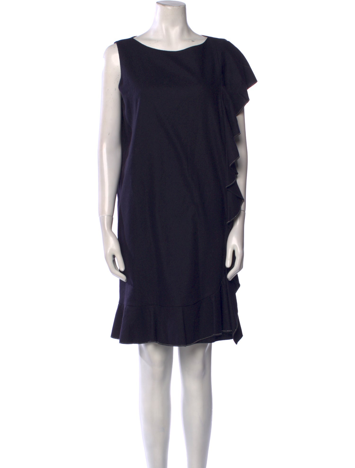 Fabiana Filippi Wool Knee-Length Dress