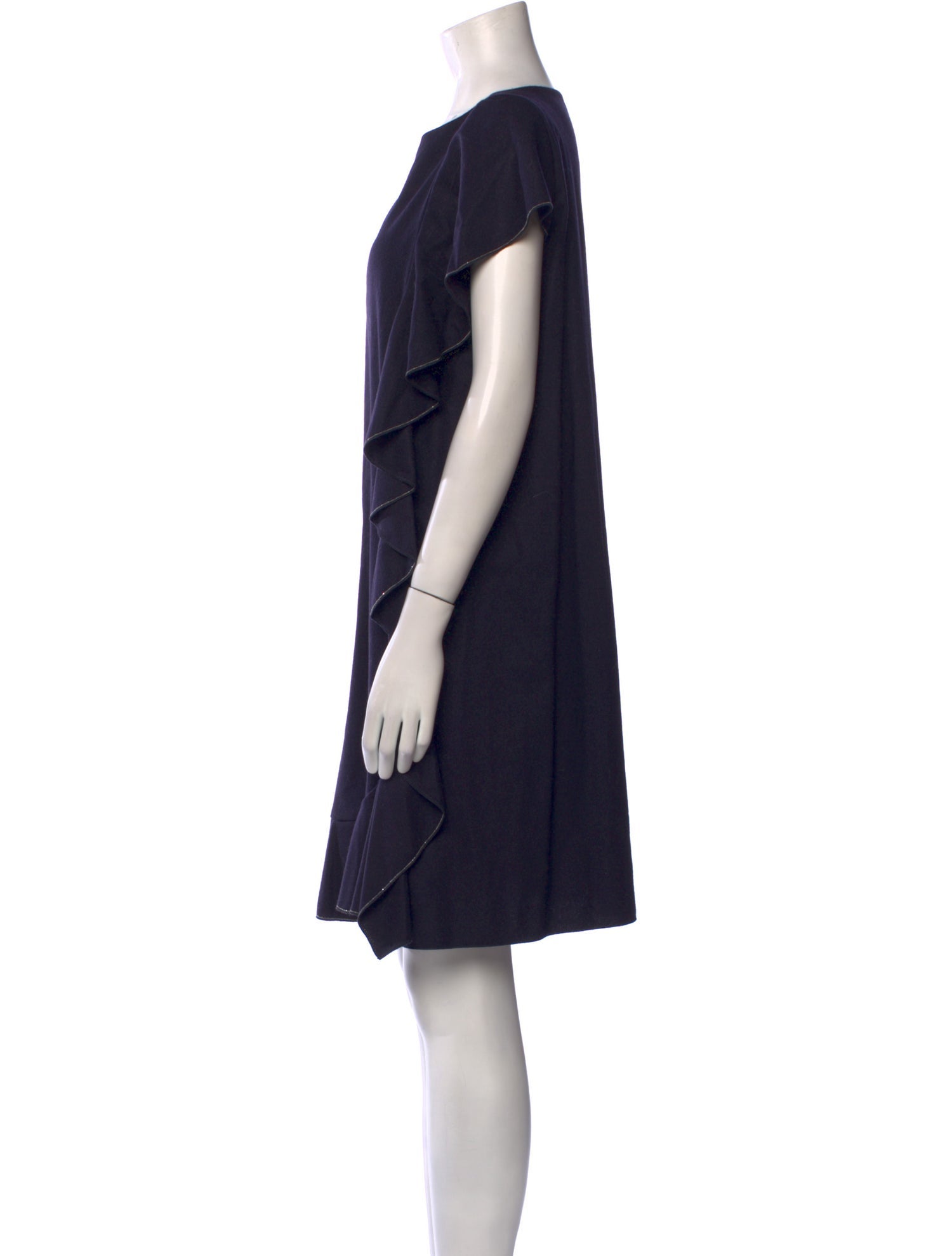 Fabiana Filippi Wool Knee-Length Dress