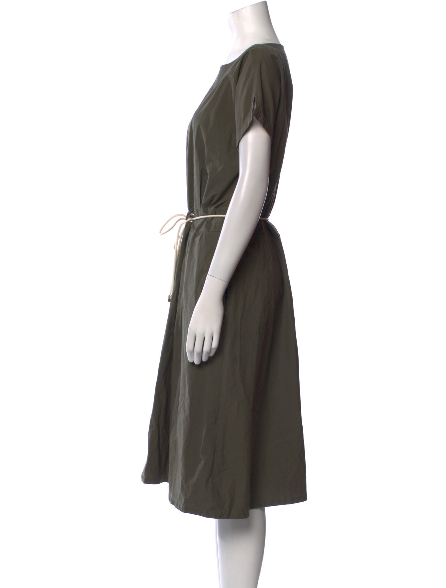 Fabiana Filippi Bateau Neckline Knee-Length Dress