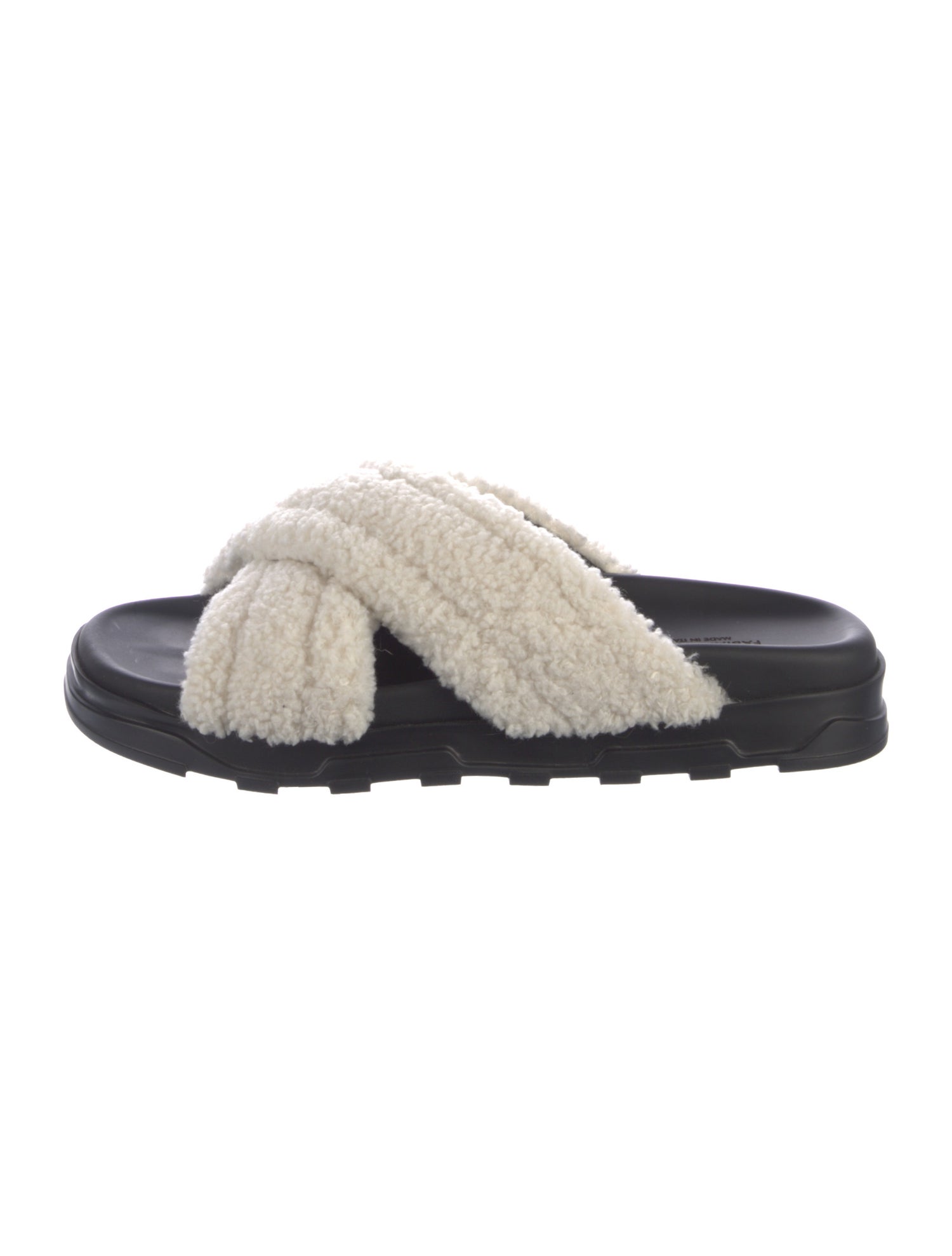 Fabiana Filippi Faux Fur Slides