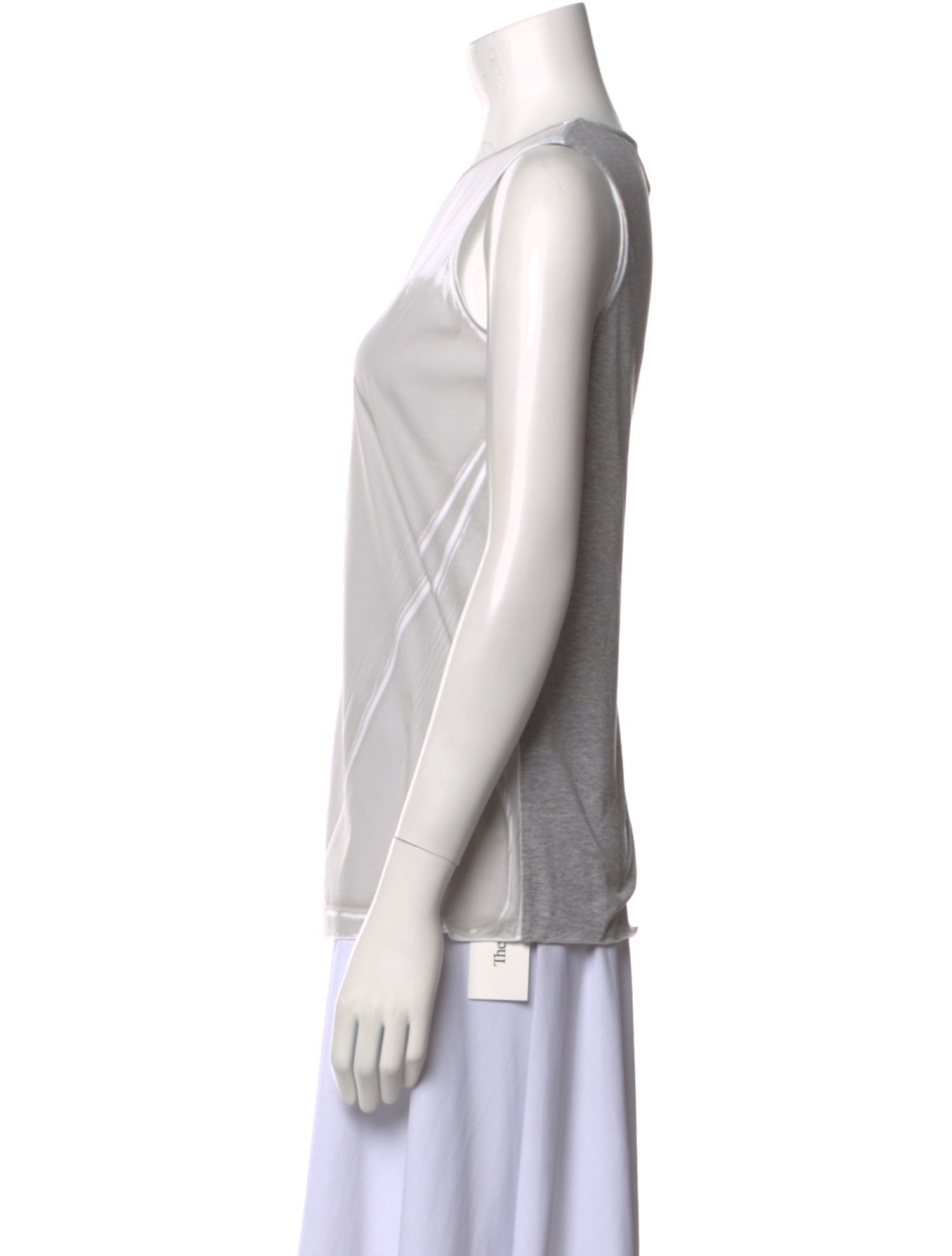 Fabiana Filippi Bateau Neckline Sleeveless Top