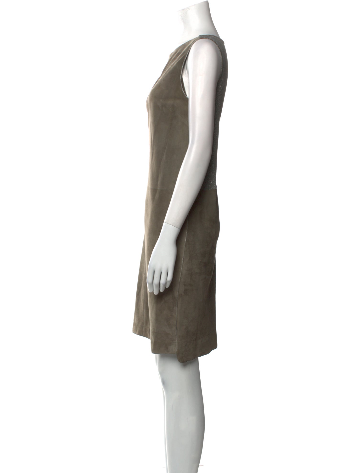 Fabiana Filippi Bateau Neckline Mini Dress