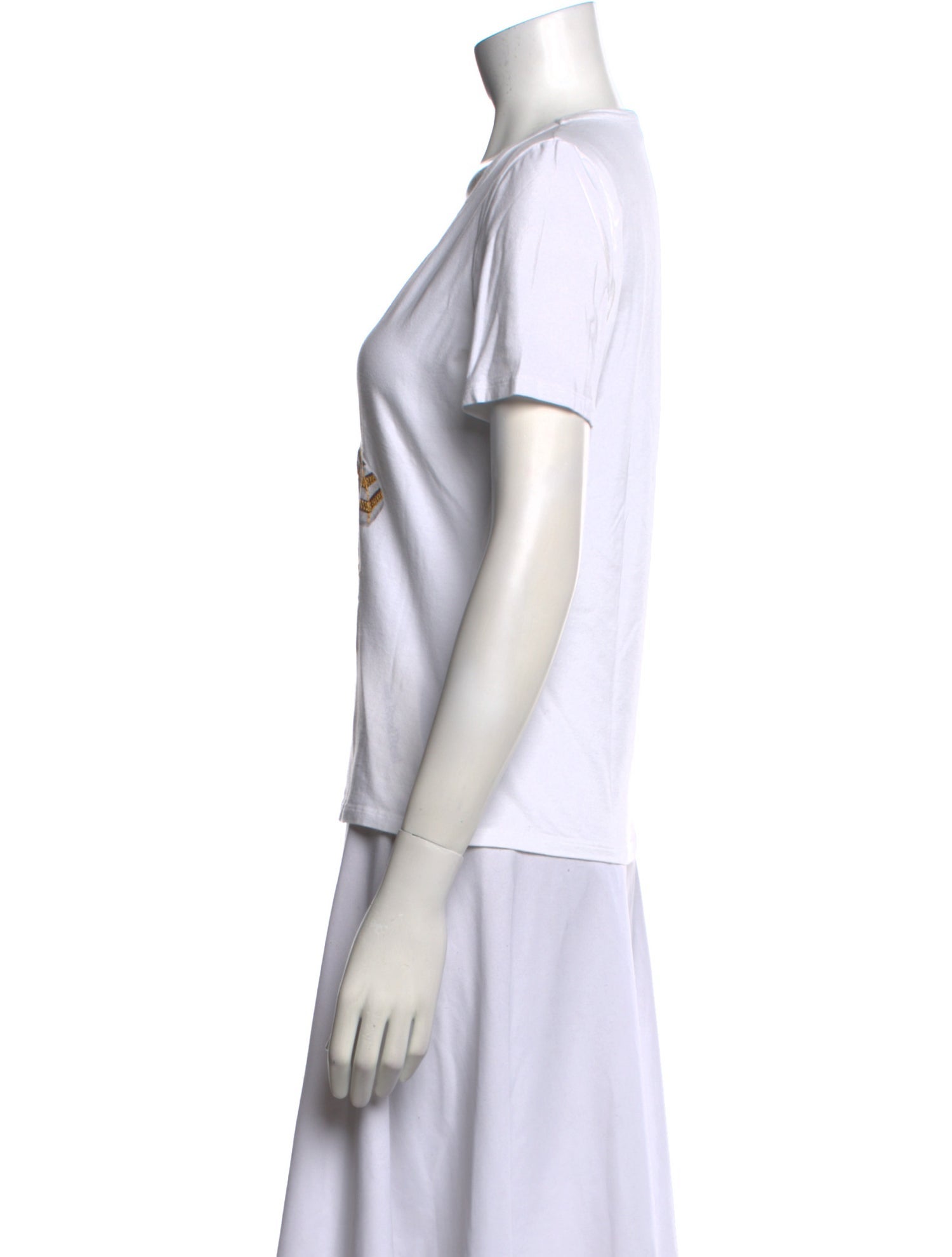 Fabiana Filippi Graphic Print Scoop Neck T-Shirt