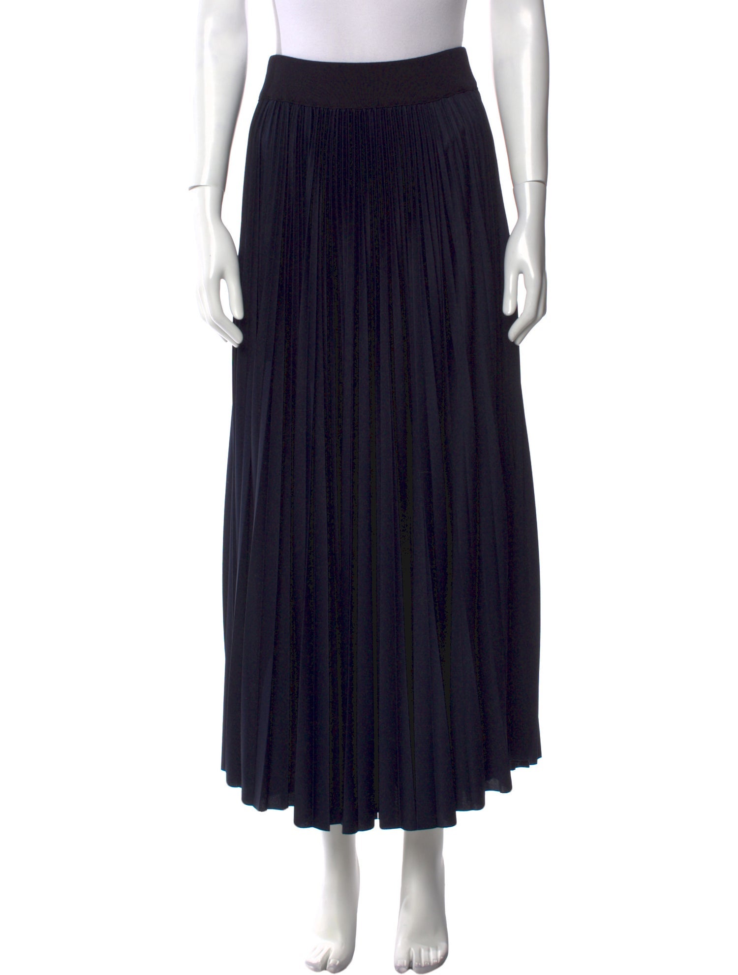 Fabiana Filippi Pleated Accents Midi Length Skirt