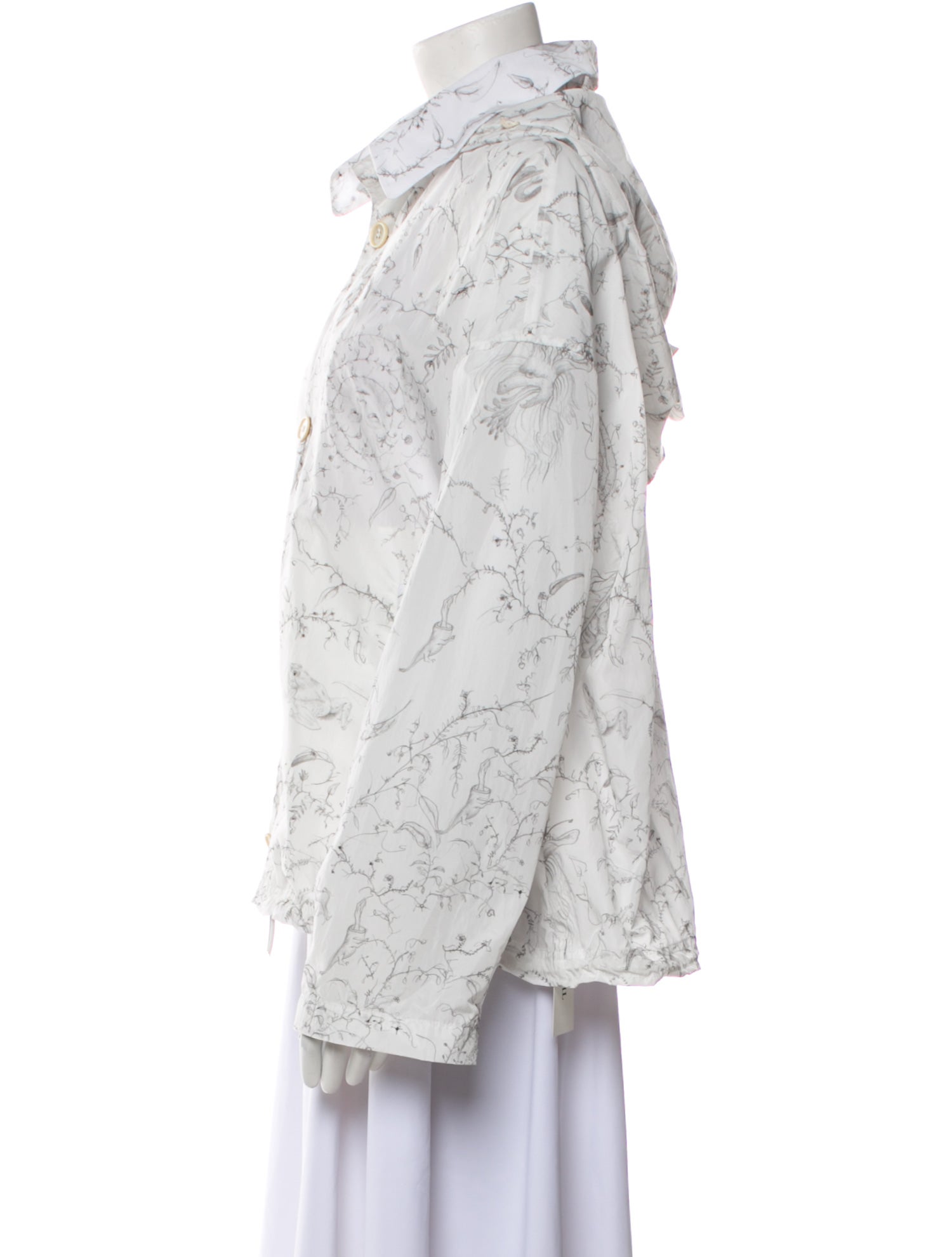 Fabiana Filippi Printed Faux Fur Jacket