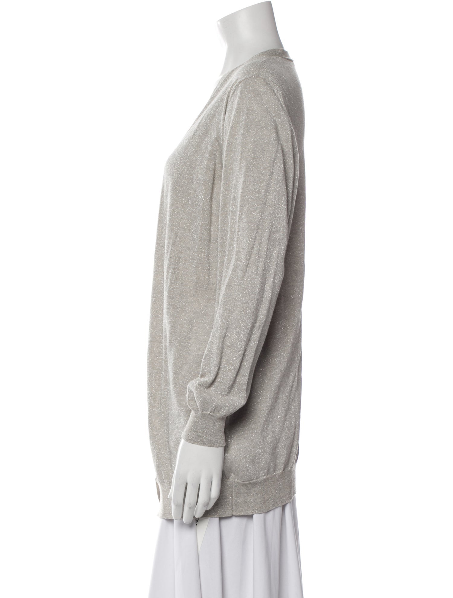 Fabiana Filippi Plunge Neckline Sweater