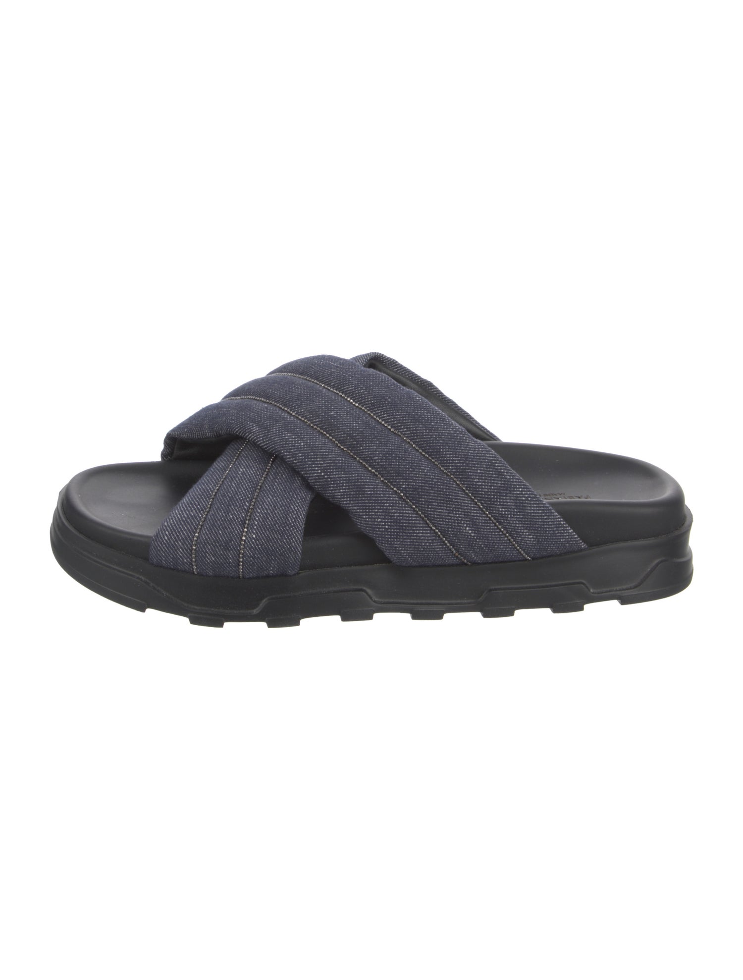 Fabiana Filippi Denim Slides
