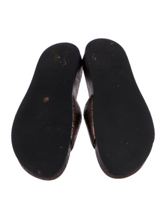 Fabiana Filippi Leather Slides