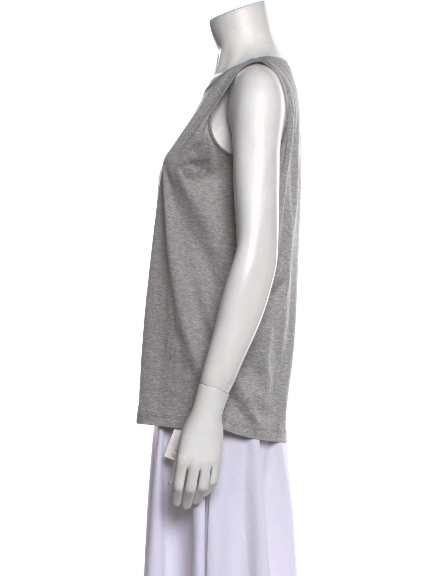 Fabiana Filippi Scoop Neck Sleeveless Top