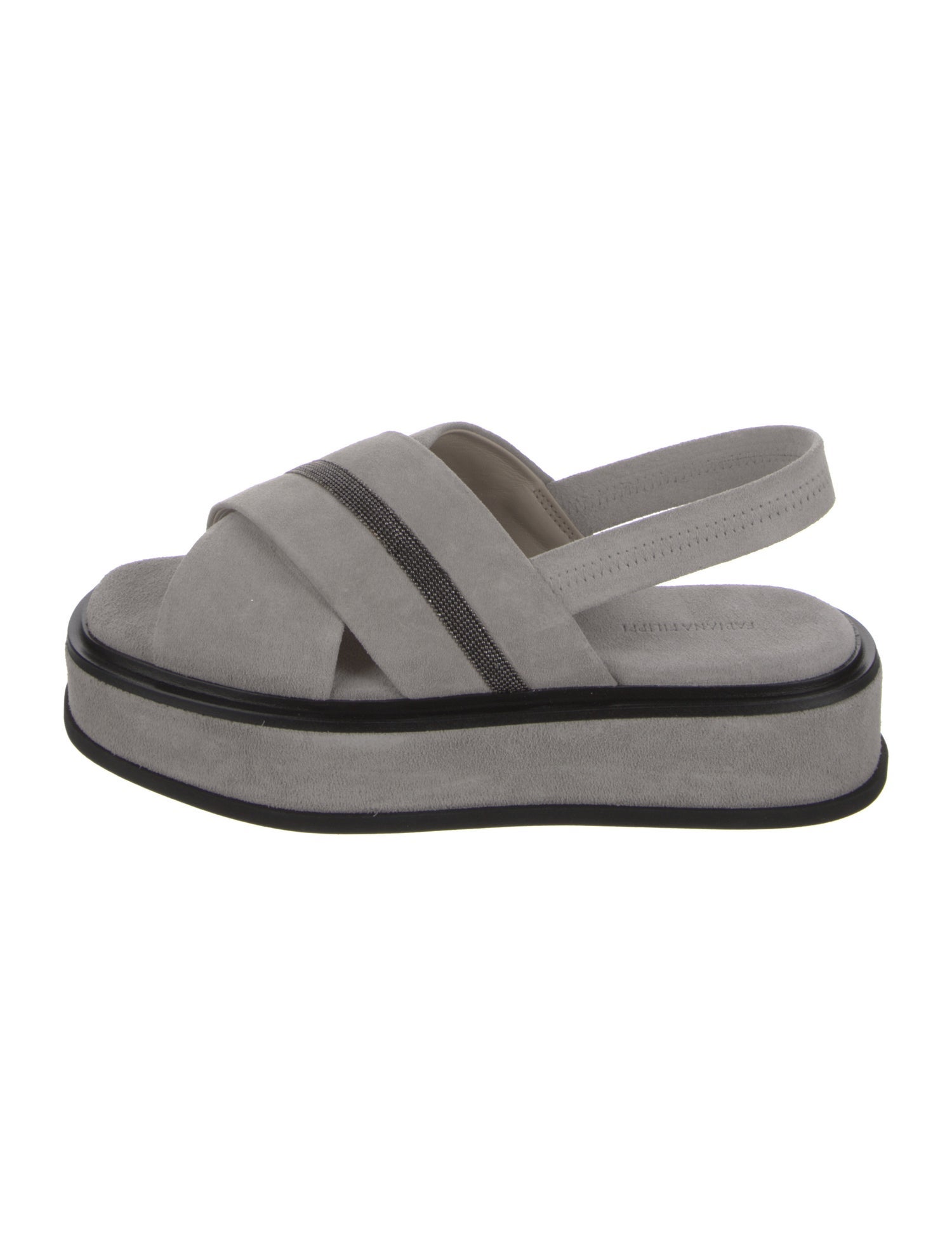 Fabiana Filippi Suede Slingback Sandals