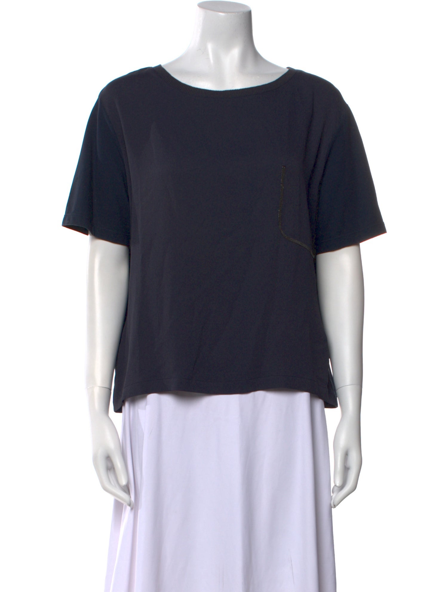 Fabiana Filippi Scoop Neck Short Sleeve T-Shirt