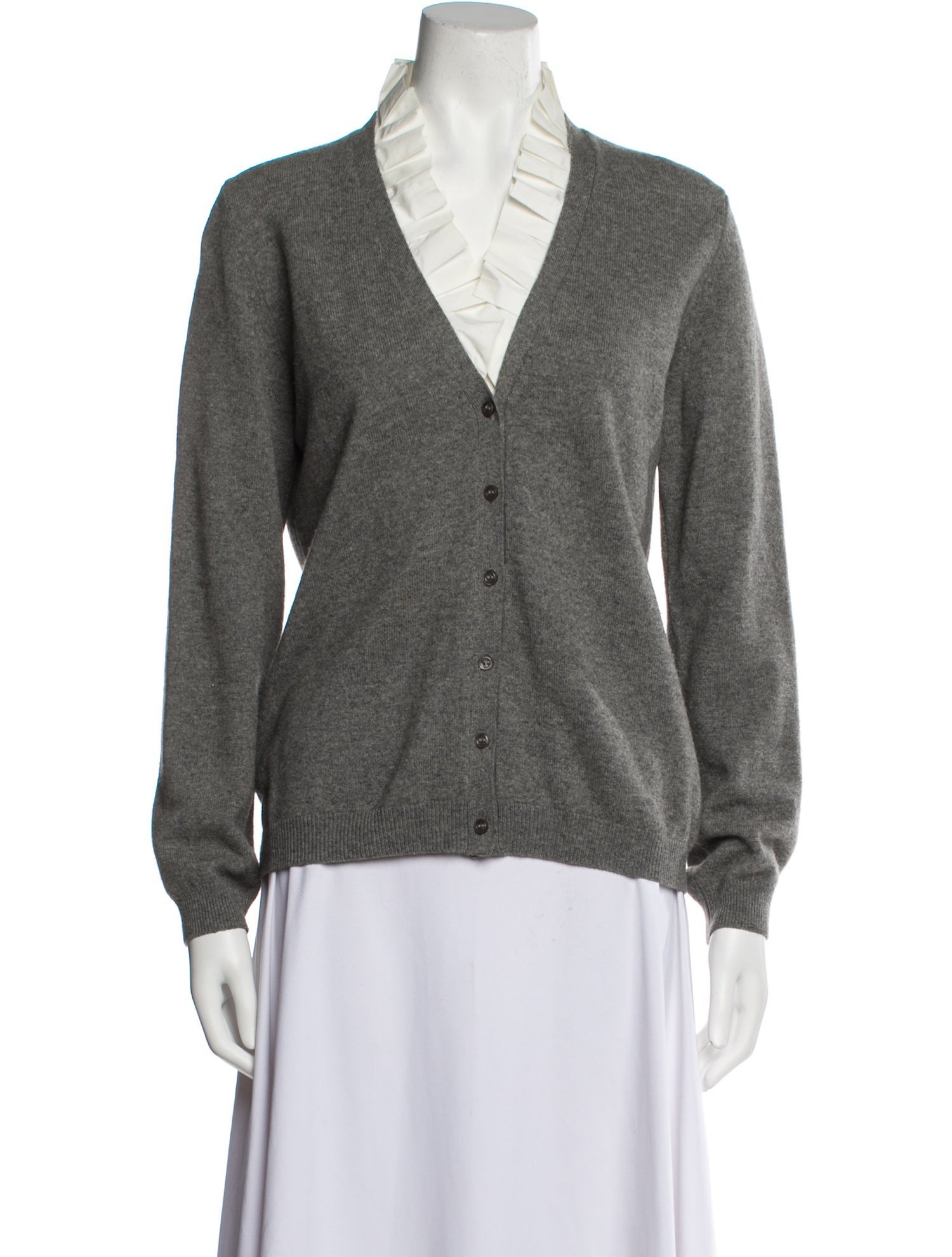 Fabiana Filippi Merino Wool V-Neck Sweater