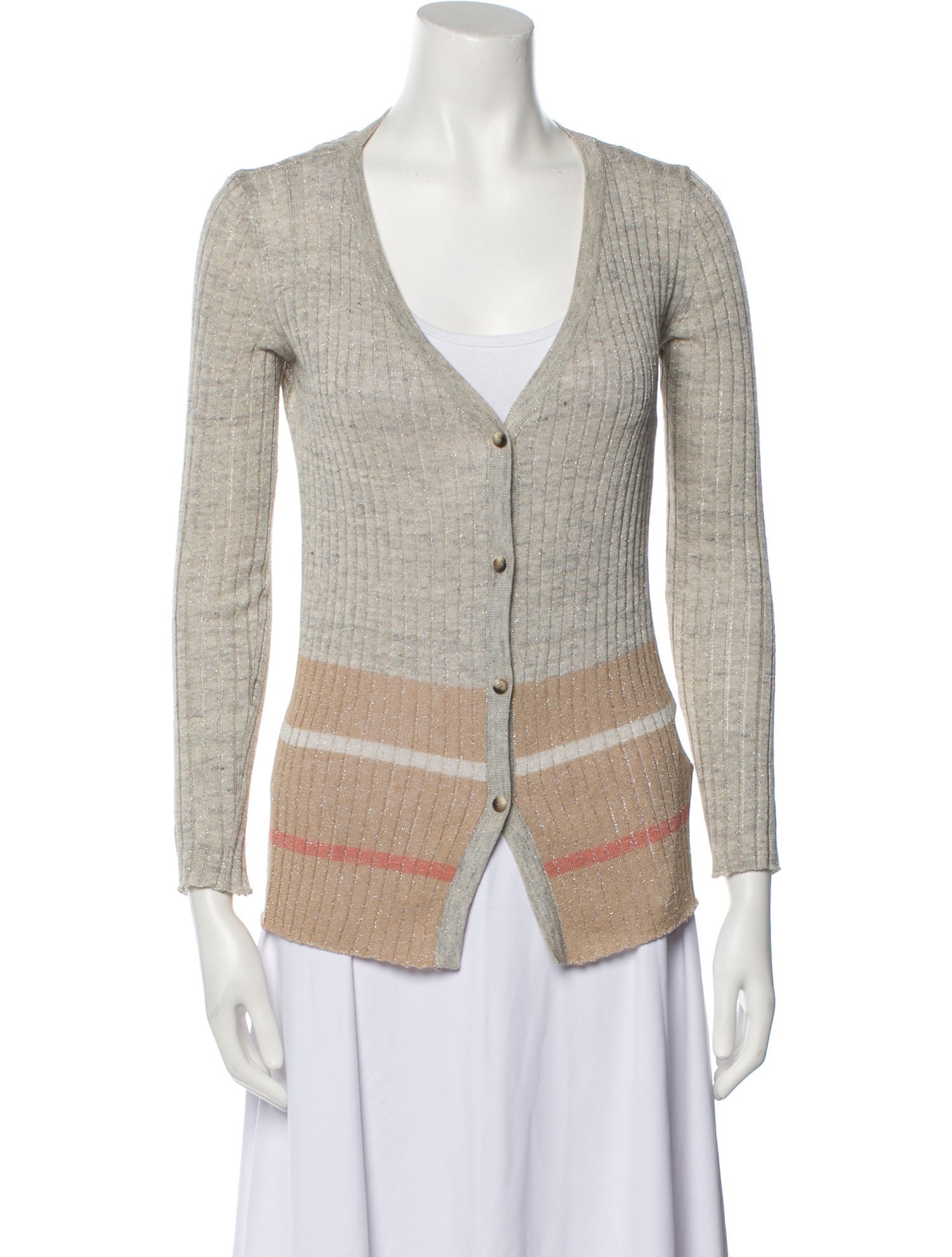 Fabiana Filippi Linen V-Neck Sweater