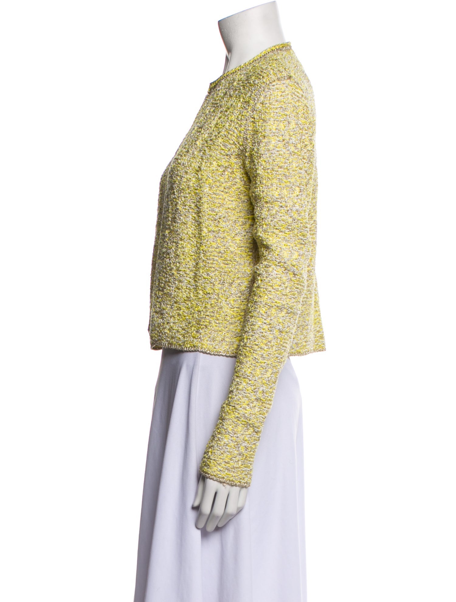 Fabiana Filippi Tweed Pattern Evening Jacket