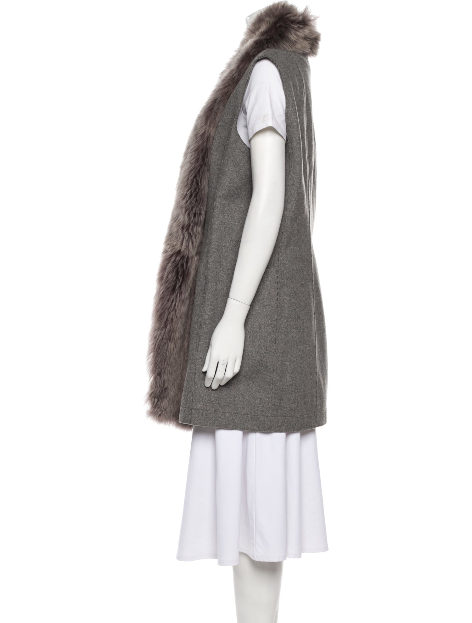 Fabiana Filippi Virgin Wool Fur Jacket