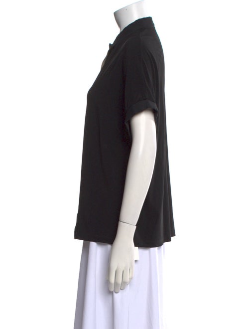 Fabiana Filippi Short Sleeve Button-Up Top