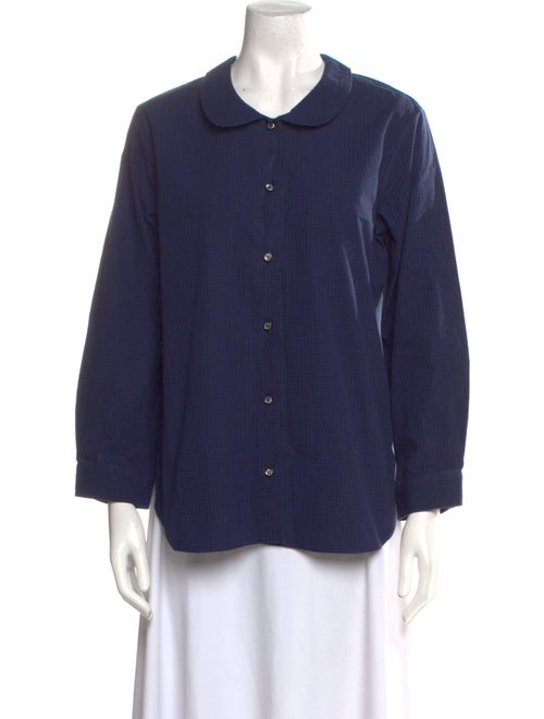 Fabiana Filippi Three-Quarter Sleeve Button-Up Top