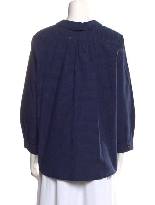 Fabiana Filippi Three-Quarter Sleeve Button-Up Top