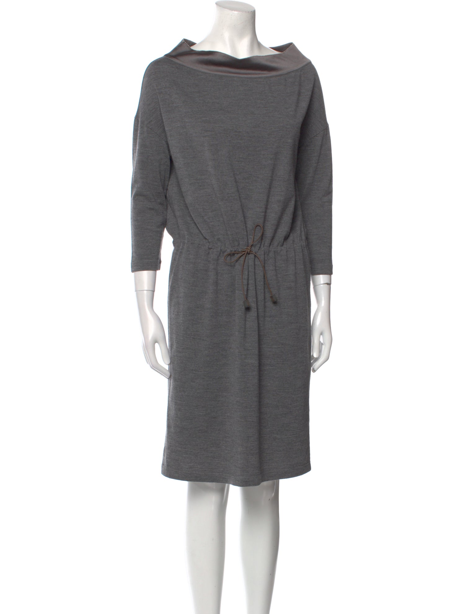 Fabiana Filippi Wool Knee-Length Dress