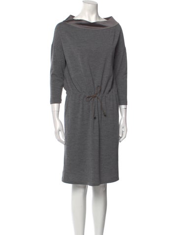 Fabiana Filippi Dresses Wool Knee-Length Dress XS
