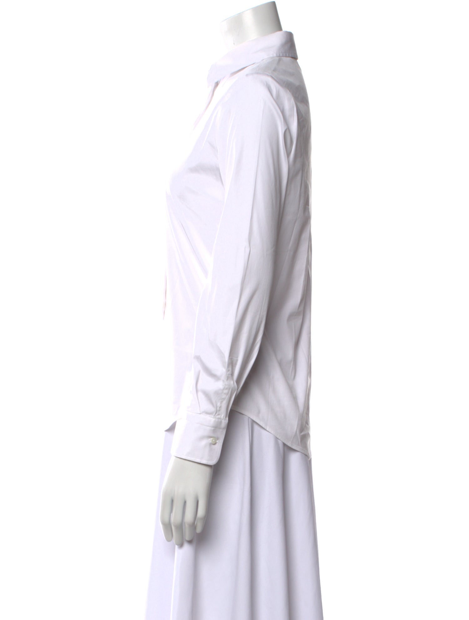 Fabiana Filippi Long Sleeve Button-Up Top