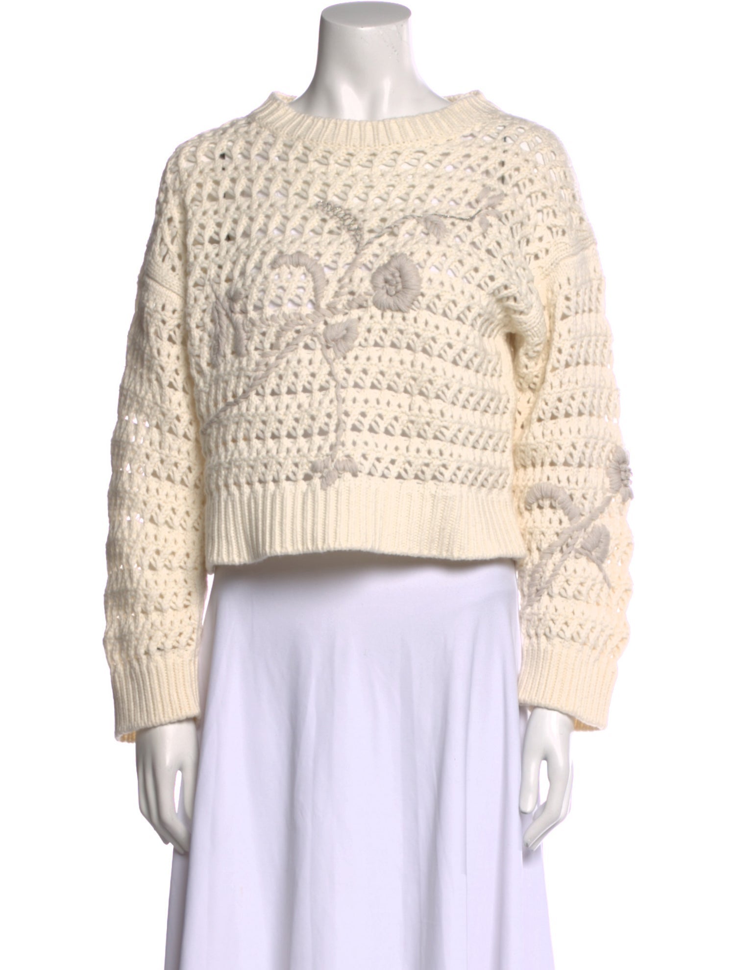 Fabiana Filippi Wool Patterned Sweater