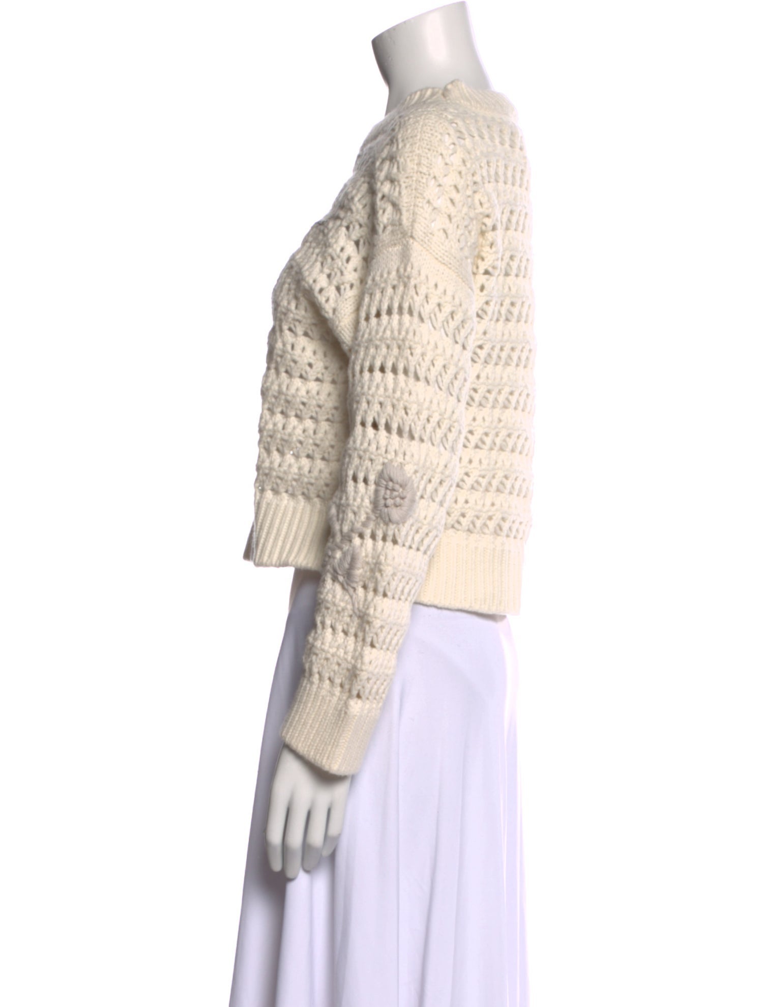 Fabiana Filippi Wool Patterned Sweater