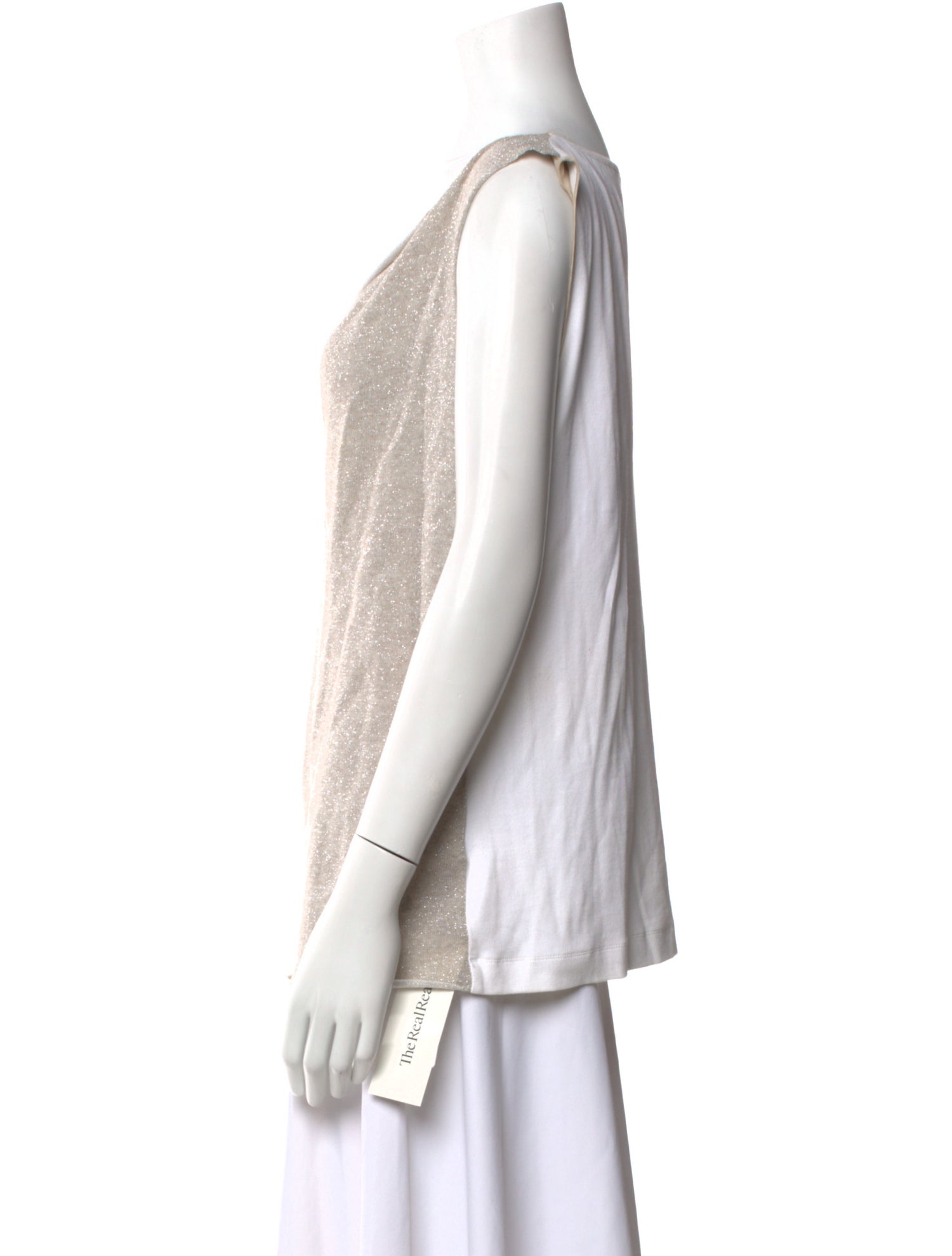 Fabiana Filippi Silk Cowl Neck Top