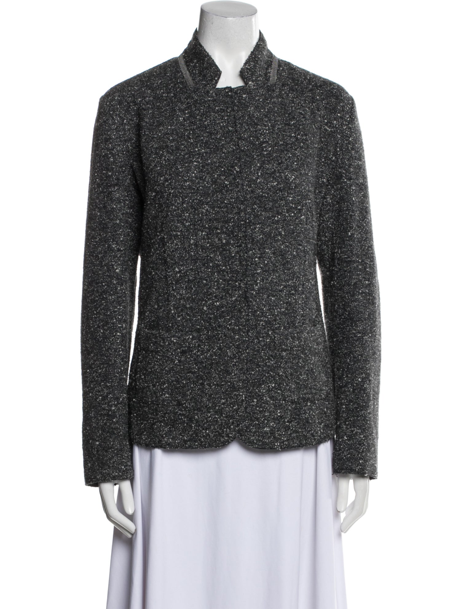 Fabiana Filippi Cashmere Printed Blazer