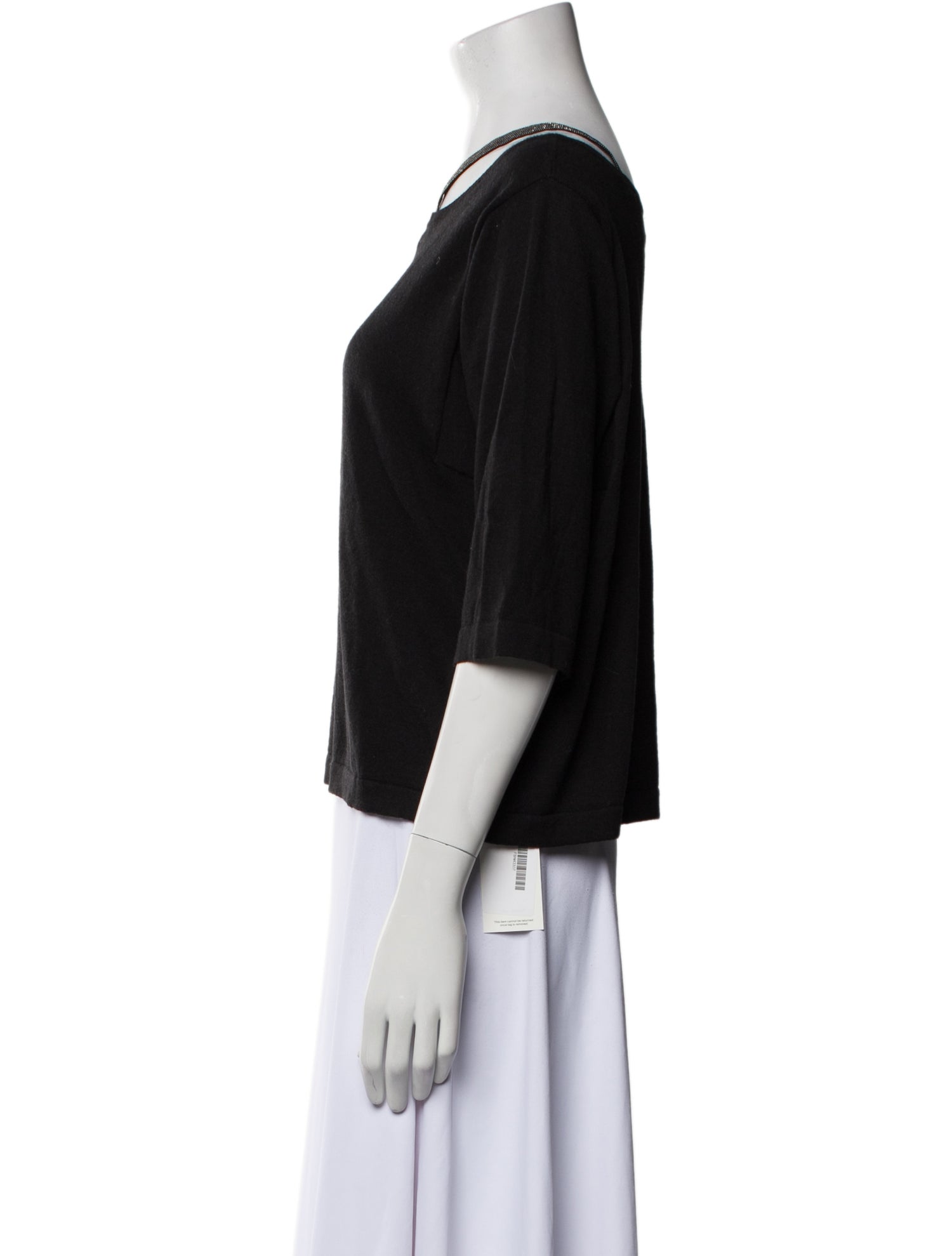 Fabiana Filippi Merino Wool Bateau Neckline Sweater w/ Tags