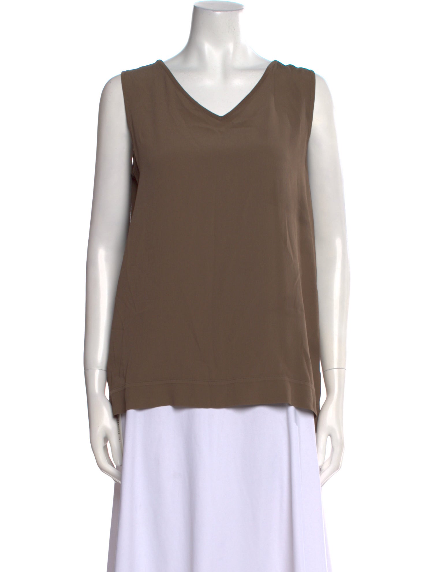 Fabiana Filippi V-Neck Sleeveless Top