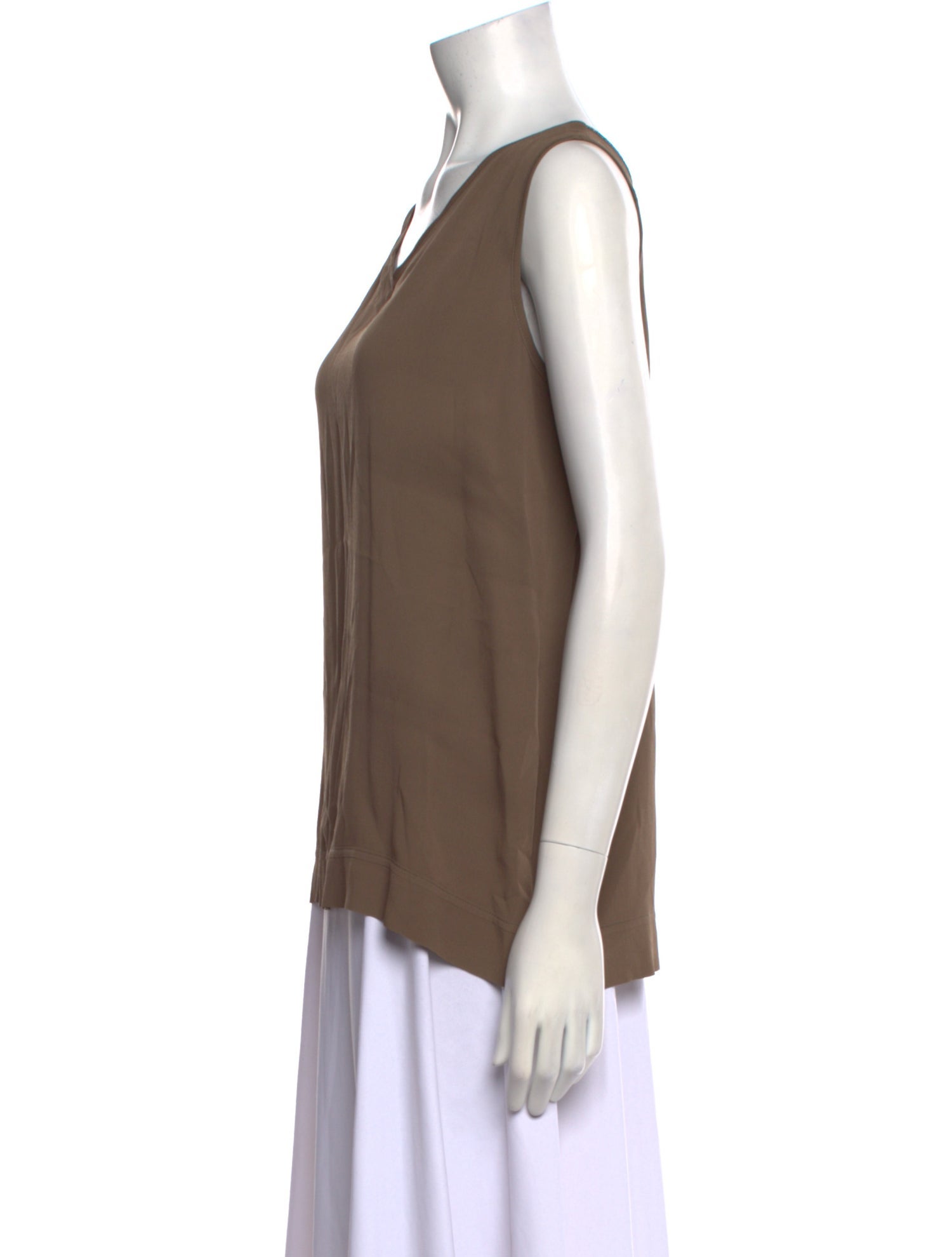 Fabiana Filippi V-Neck Sleeveless Top