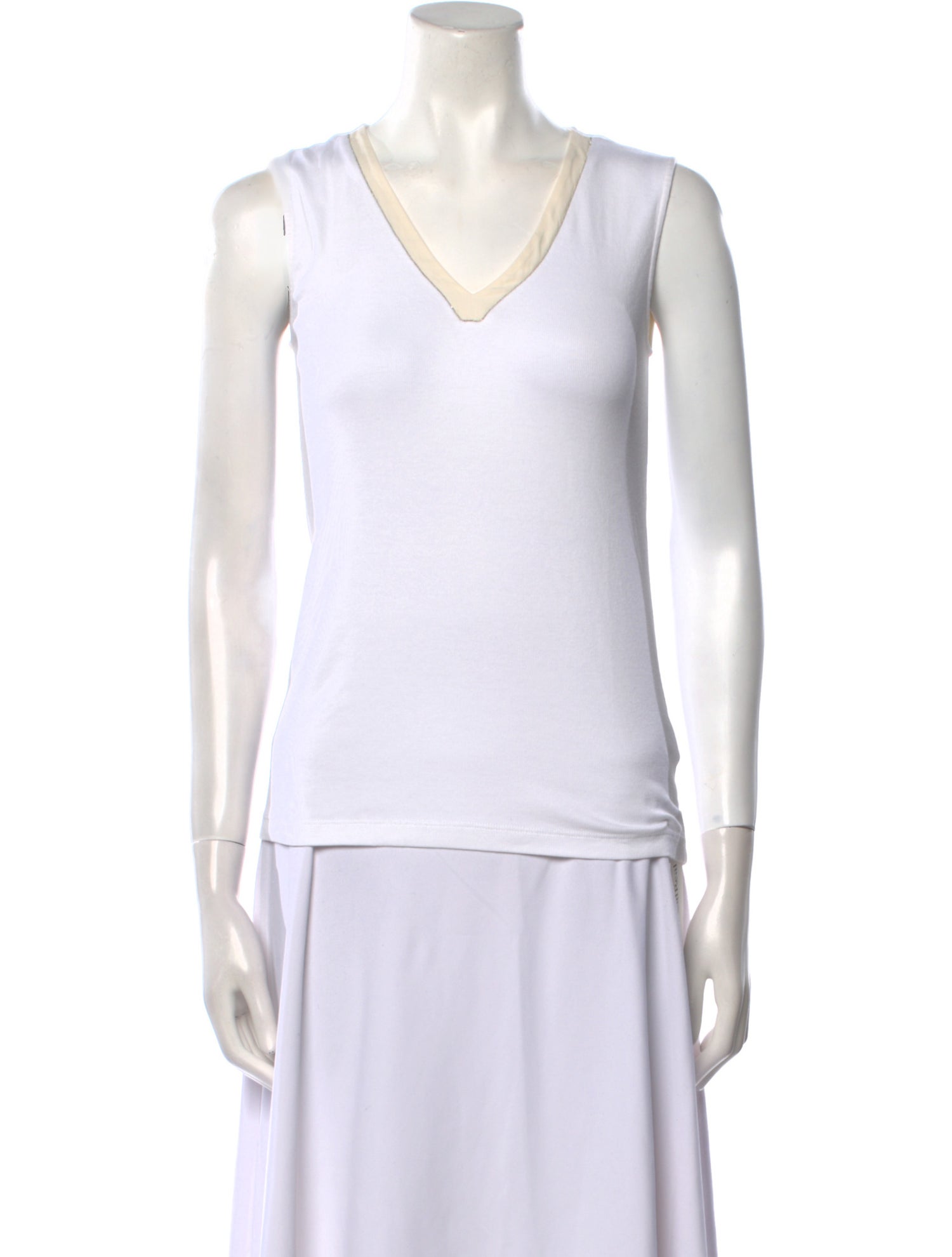 Fabiana Filippi V-Neck Sleeveless Top