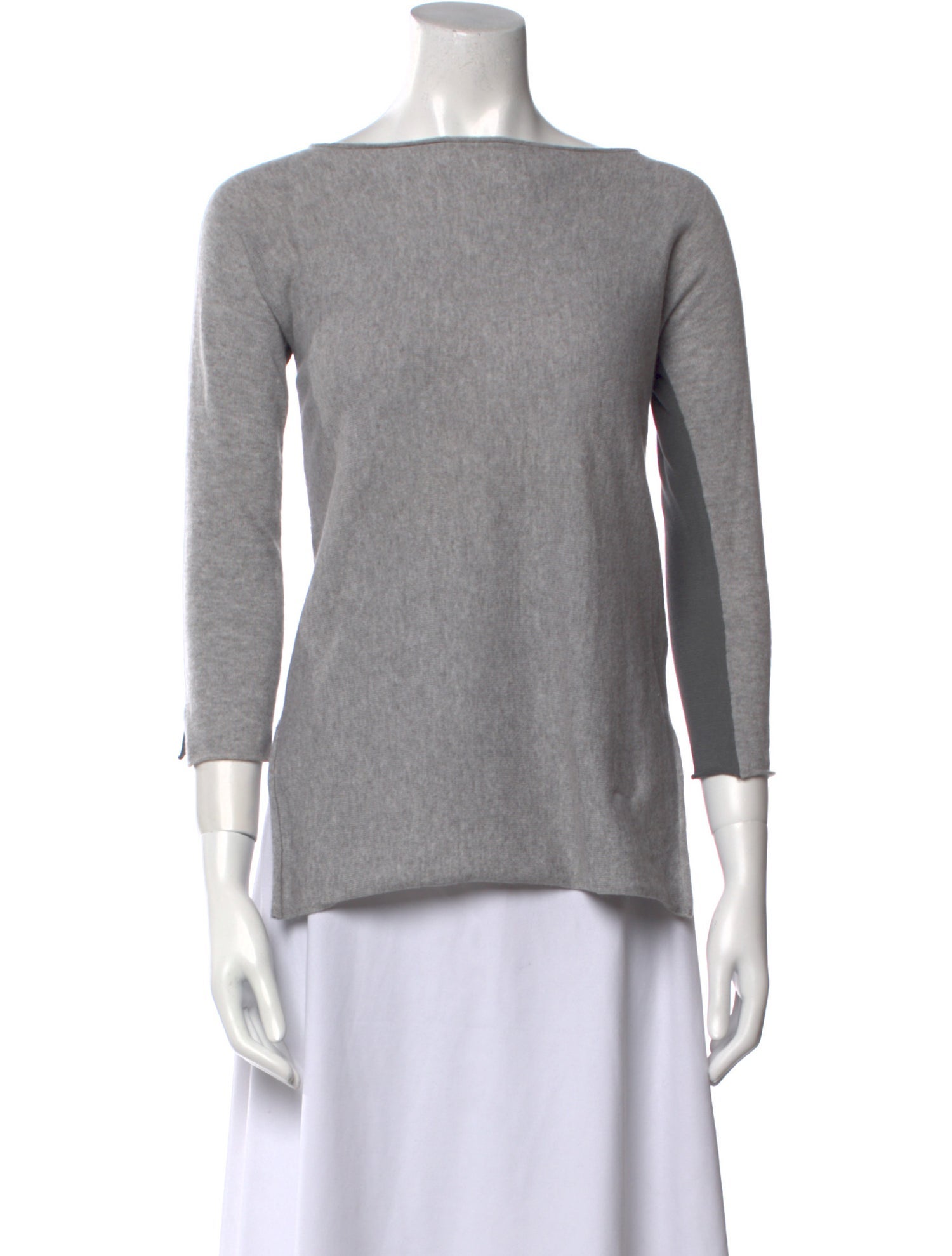 Fabiana Filippi Bateau Neckline Three-Quarter Sleeve Top